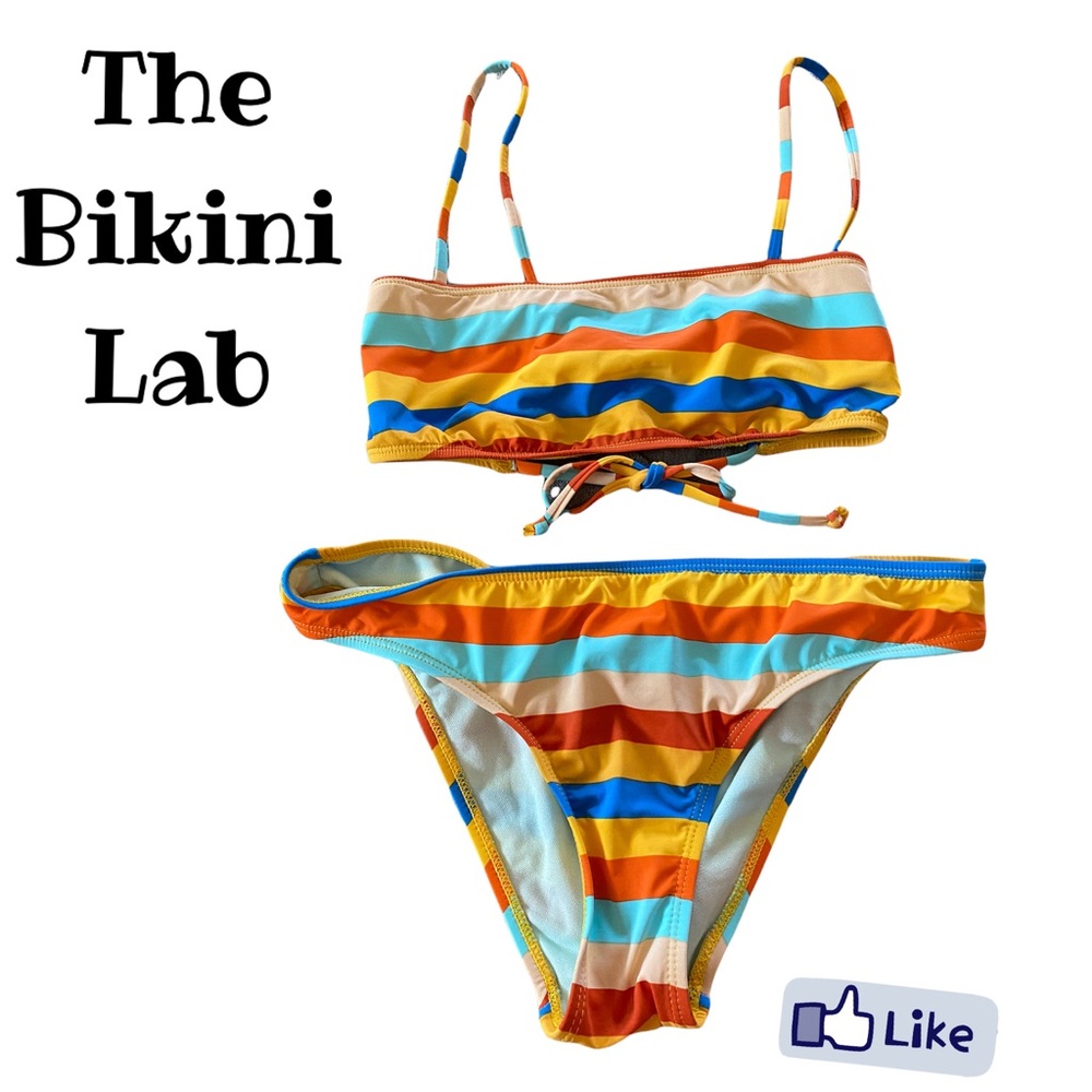 The Bikini Lab Stripped Swim Suit